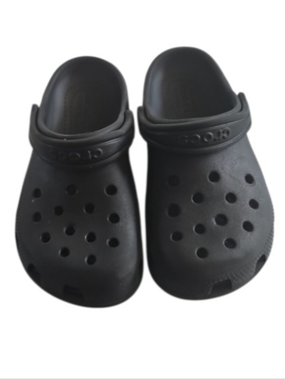 Crocs Classic Clogs Kids C12 Black Slip On Shoes Waterproof Casual Sandals